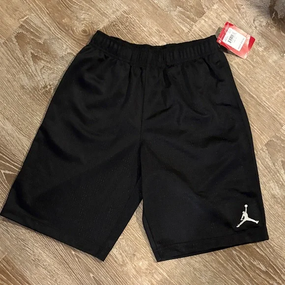 NWT, new Jordan Black Sports Men’s Shorts with Logo - Picture 1 of 5